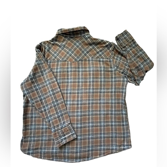 Men’s Wrangler Retro Plaid Button Up Flannel w/ Peral Snaps Size XXL - Picture 4 of 8